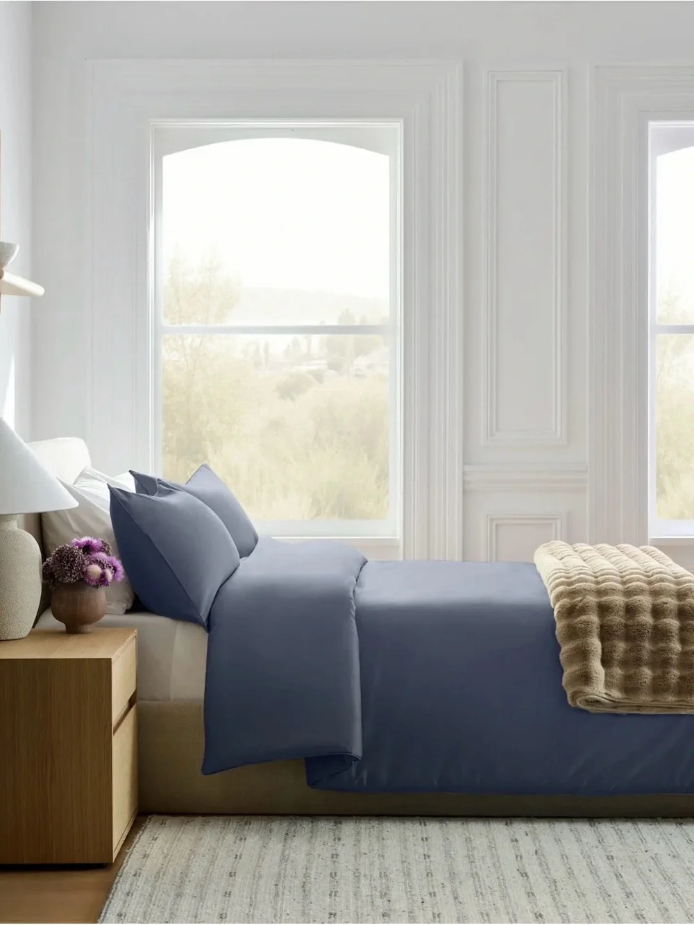 Quince Organic Cotton Sateen Comforter - King Size